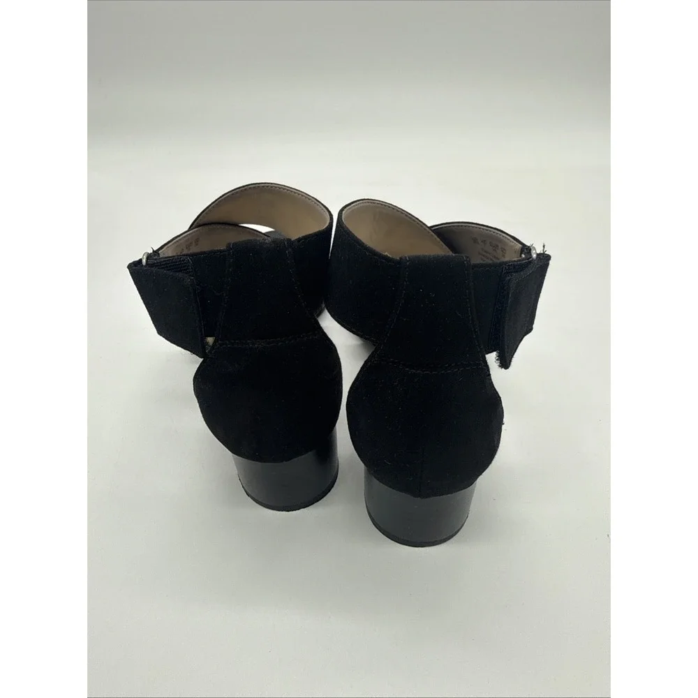 Naturalizer Adele Faux Suede Sandals Shoes -  Size 9 M - Black
